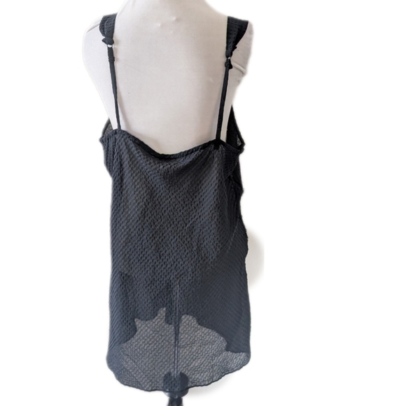 Vintage Victoria's Secret Nightie Large Babydoll Sheer Puckered Fabric Bow Dress - Picture 5 of 7